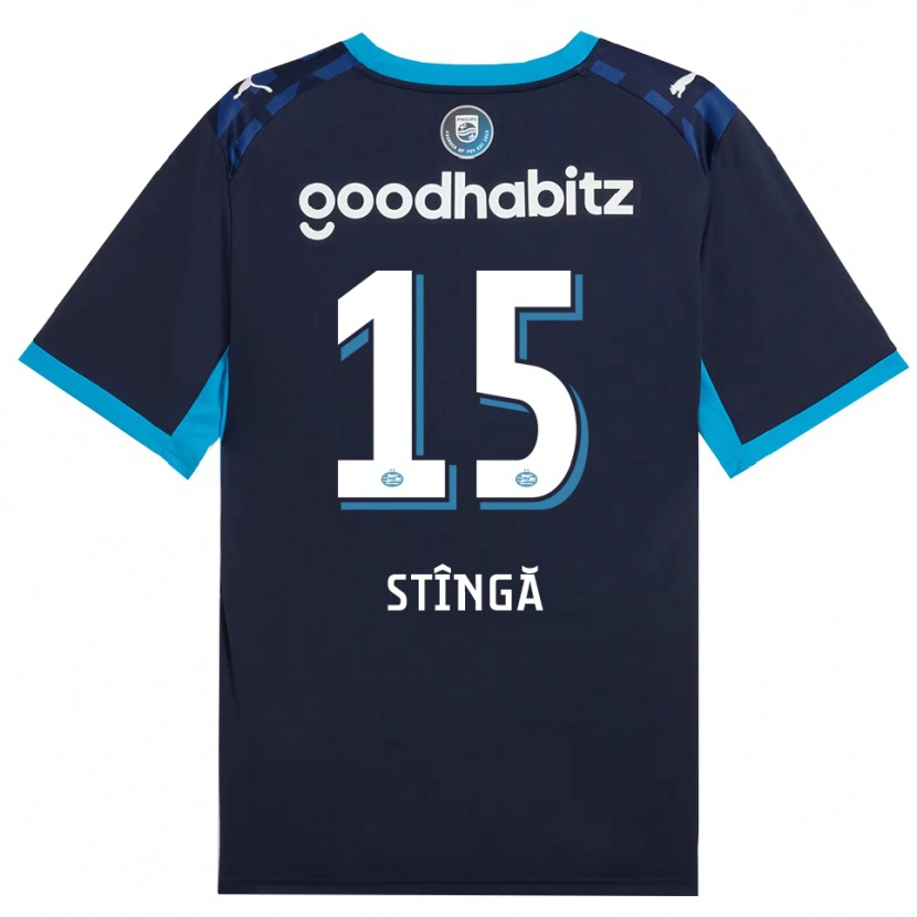 Danxen Damen Lucas Stîngă #15 Himmelblau Königlichblau Ausweichtrikot Trikot 2026/27 T-Shirt Schweiz