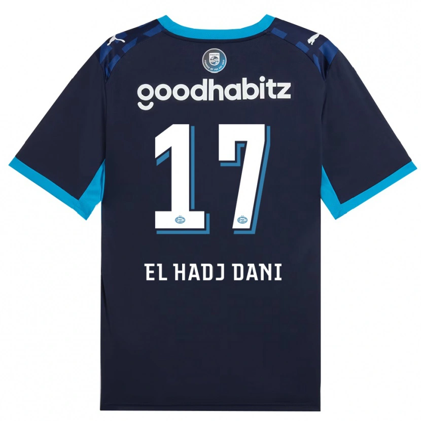 Danxen Damen Soudais El Hadj Dani #17 Himmelblau Königlichblau Ausweichtrikot Trikot 2026/27 T-Shirt Schweiz