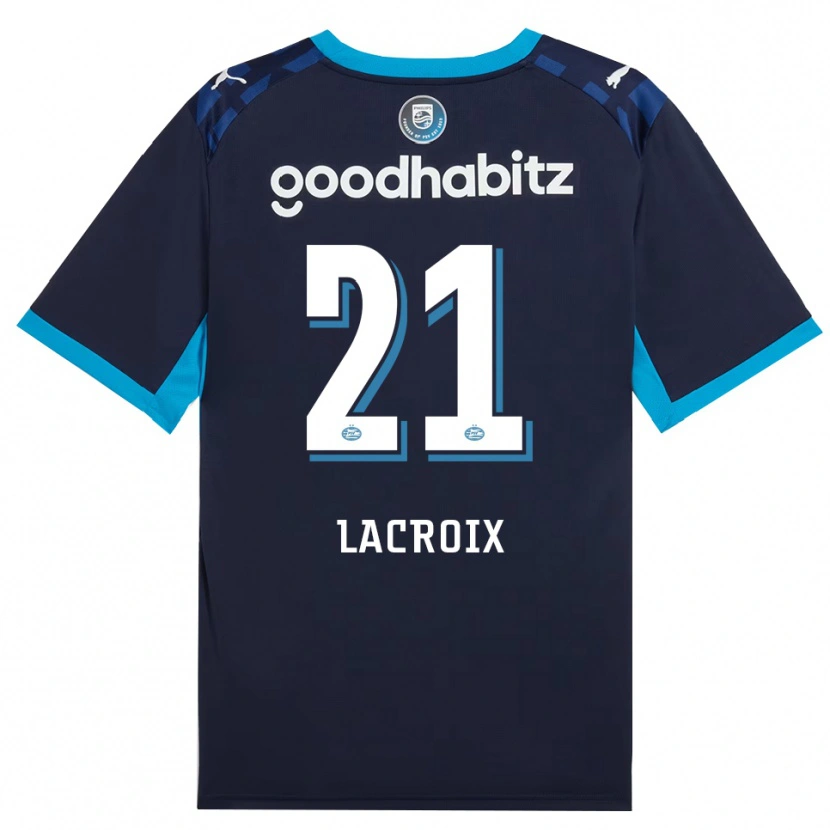 Danxen Damen Robine Lacroix #21 Himmelblau Königlichblau Ausweichtrikot Trikot 2026/27 T-Shirt Schweiz