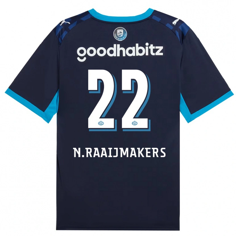 Danxen Damen Niels Raaijmakers #22 Himmelblau Königlichblau Ausweichtrikot Trikot 2026/27 T-Shirt Schweiz
