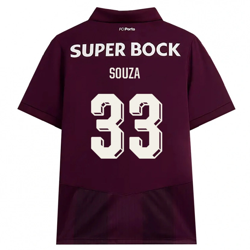 Danxen Damen João Victor De Souza Menezes #33 Burgund Weiß Auswärtstrikot Trikot 2026/27 T-Shirt Schweiz