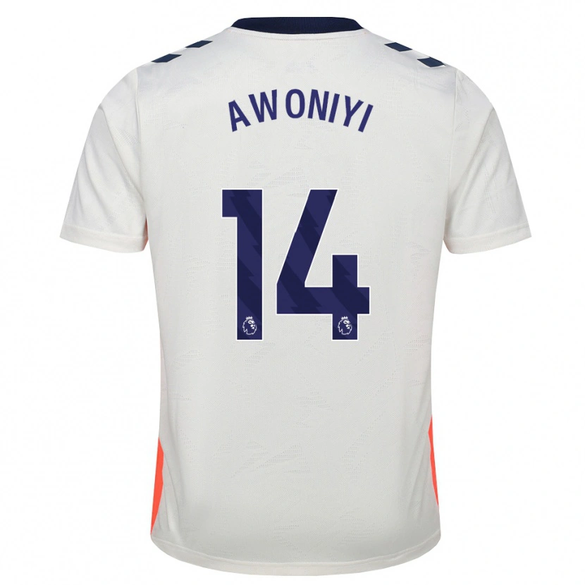 Danxen Damen Taiwo Awoniyi #14 Weiß Orange Königsblau Auswärtstrikot Trikot 2026/27 T-Shirt Schweiz