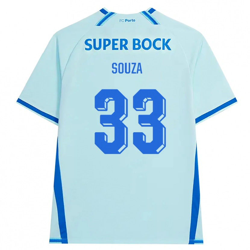 Danxen Damen João Victor De Souza Menezes #33 Hellcyan Blau Ausweichtrikot Trikot 2026/27 T-Shirt Schweiz
