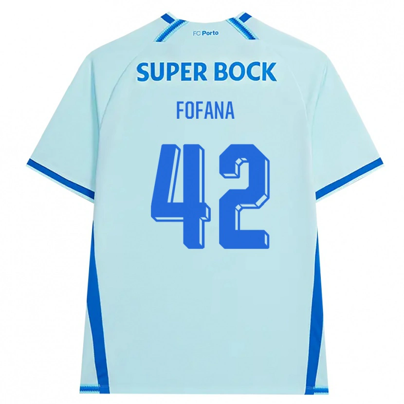 Danxen Damen Seko Fofana #42 Hellcyan Blau Ausweichtrikot Trikot 2026/27 T-Shirt Schweiz