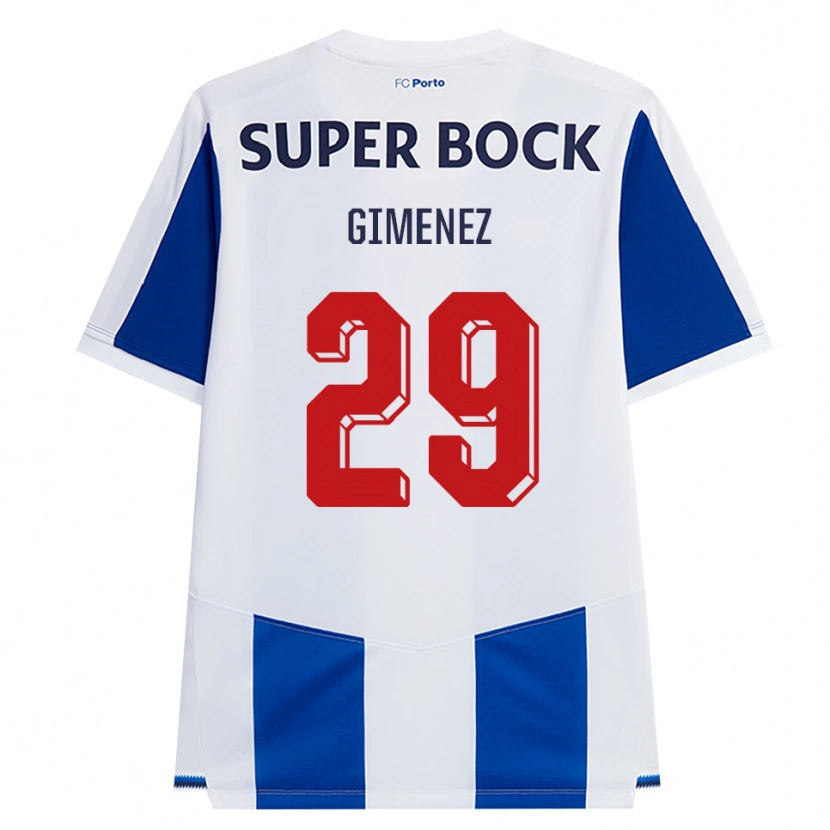 Danxen Damen Santiago Gimenez #29 Blau Weiß Rot Heimtrikot Trikot 2026/27 T-Shirt Schweiz
