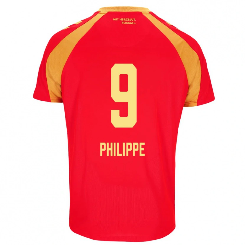 Danxen Damen Rayan Philippe #9 Rot Orange Schwarz Auswärtstrikot Trikot 2026/27 T-Shirt Schweiz
