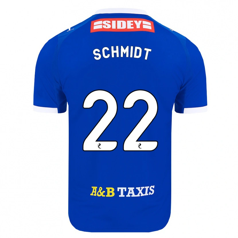 Danxen Damen Danny Schmidt #22 Blau Rot Gelb Heimtrikot Trikot 2026/27 T-Shirt Schweiz