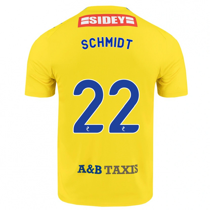 Danxen Damen Danny Schmidt #22 Gelb Blau Schwarz Auswärtstrikot Trikot 2026/27 T-Shirt Schweiz