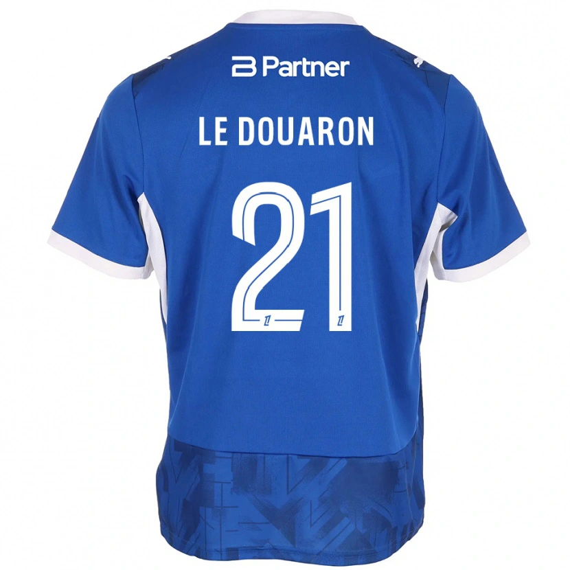 Danxen Damen Jérémy Le Douaron #21 Mittelblau Weiß Heimtrikot Trikot 2026/27 T-Shirt Schweiz