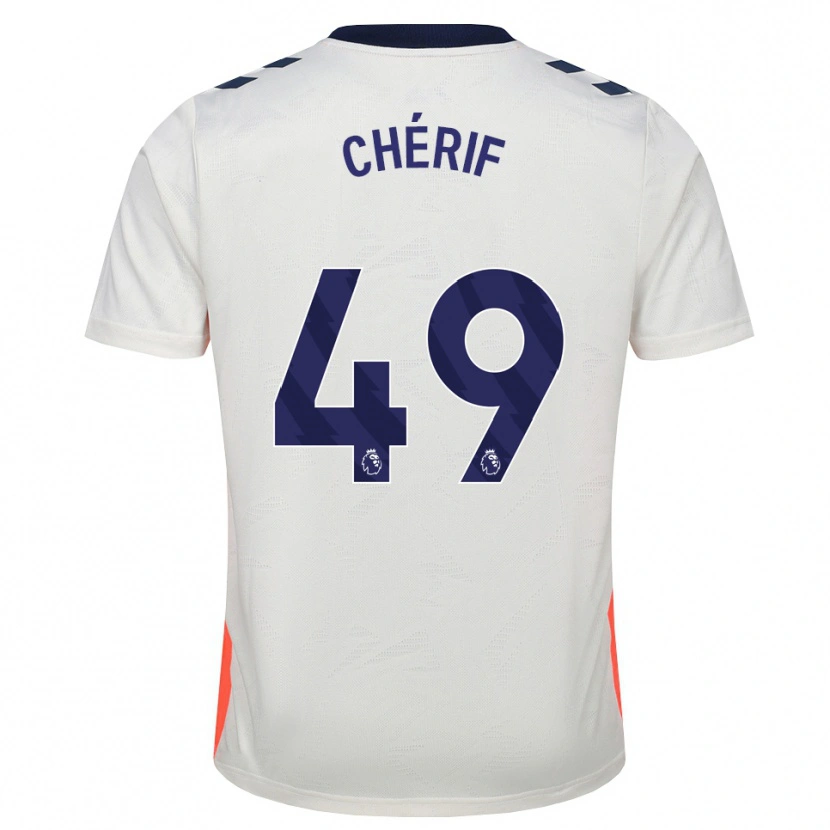 Danxen Damen Sidiki Chérif #49 Weiß Orange Königsblau Auswärtstrikot Trikot 2026/27 T-Shirt Schweiz