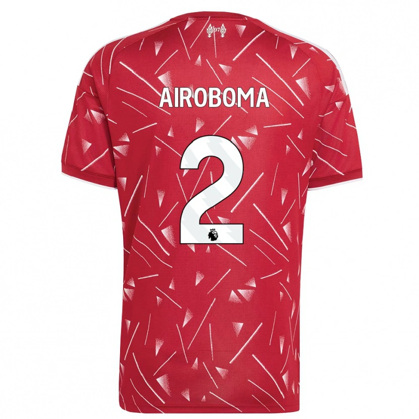 Danxen Kinder Emmanuel Airoboma #2 Weiß Rot Heimtrikot Trikot 2026/27 T-Shirt Schweiz