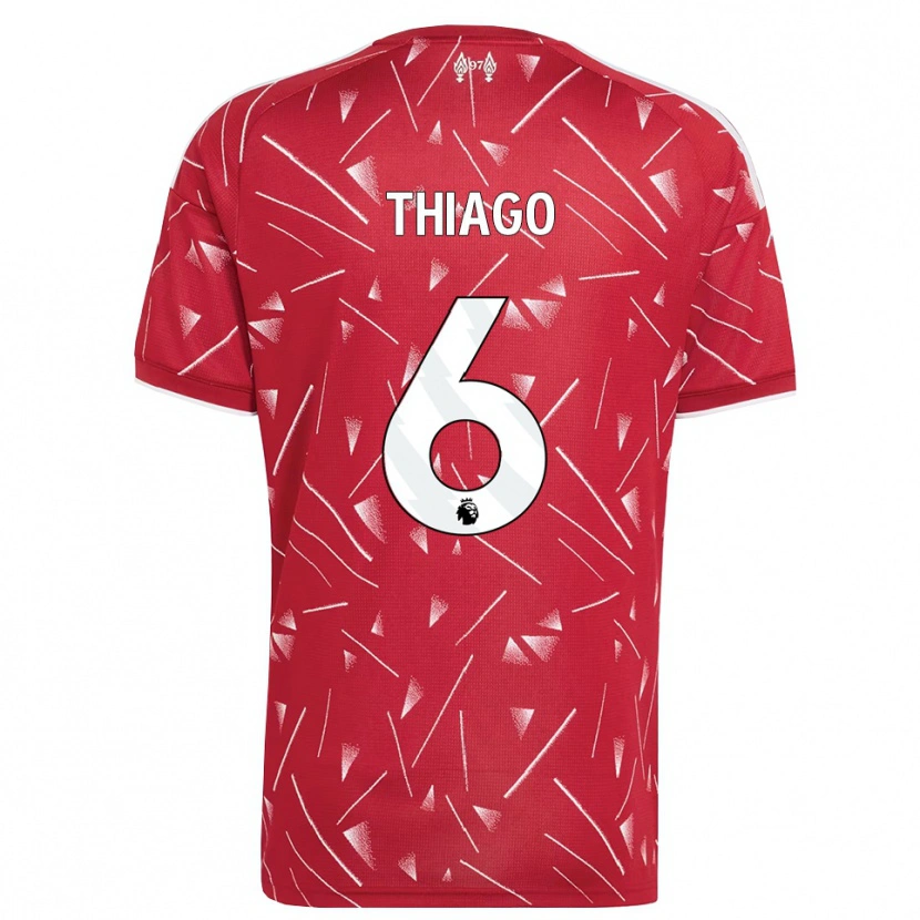 Danxen Kinder Thiago #6 Weiß Rot Heimtrikot Trikot 2026/27 T-Shirt Schweiz