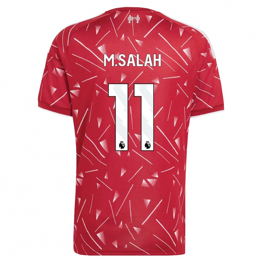 Danxen Kinder Mohamed Salah #11 Weiß Rot Heimtrikot Trikot 2026/27 T-Shirt Schweiz