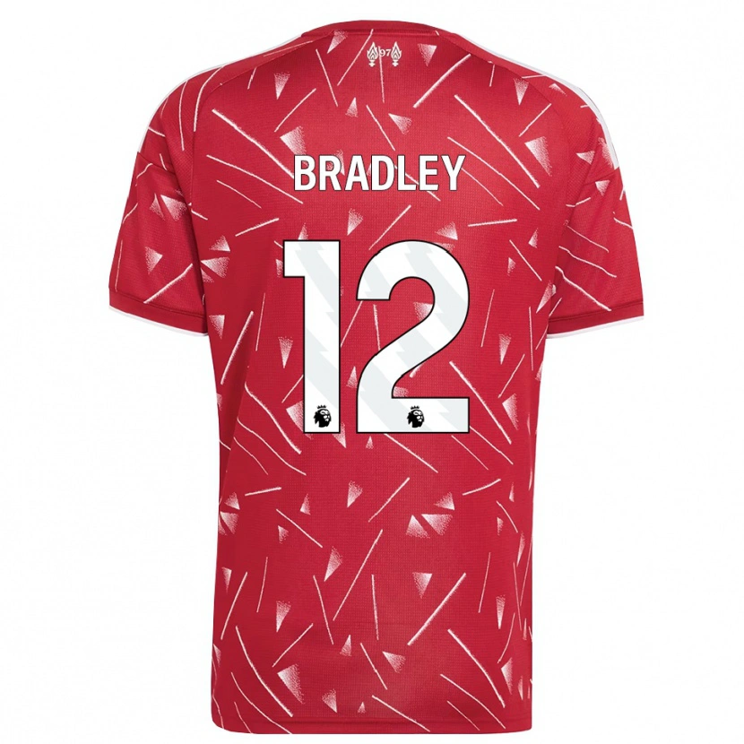 Danxen Kinder Conor Bradley #12 Weiß Rot Heimtrikot Trikot 2026/27 T-Shirt Schweiz