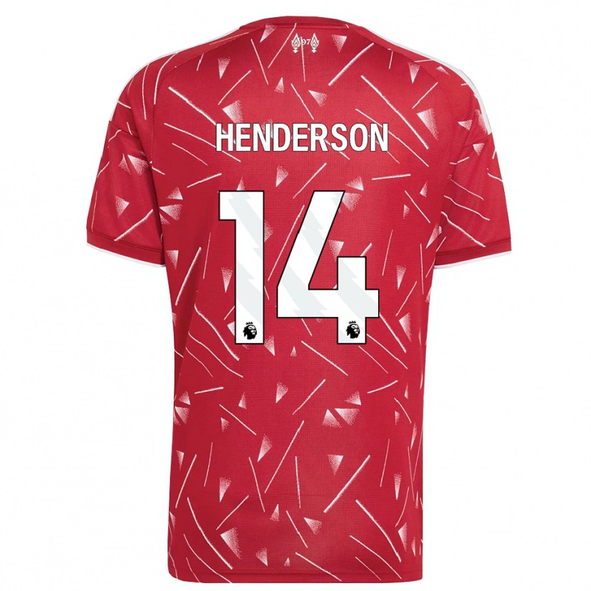 Danxen Kinder Henderson #14 Weiß Rot Heimtrikot Trikot 2026/27 T-Shirt Schweiz