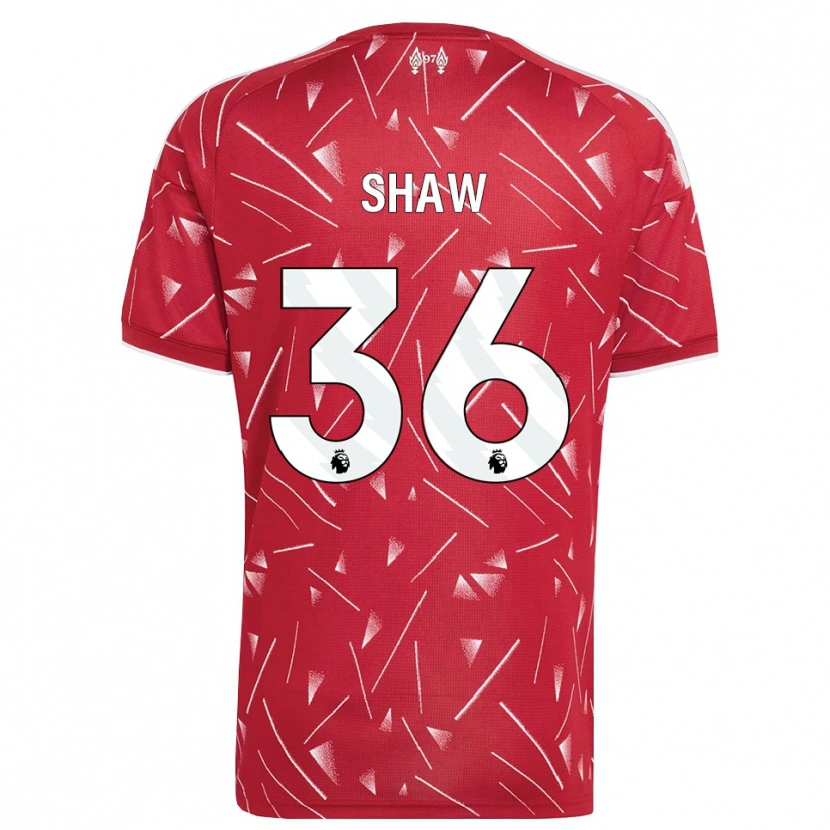 Danxen Kinder Zara Shaw #36 Weiß Rot Heimtrikot Trikot 2026/27 T-Shirt Schweiz