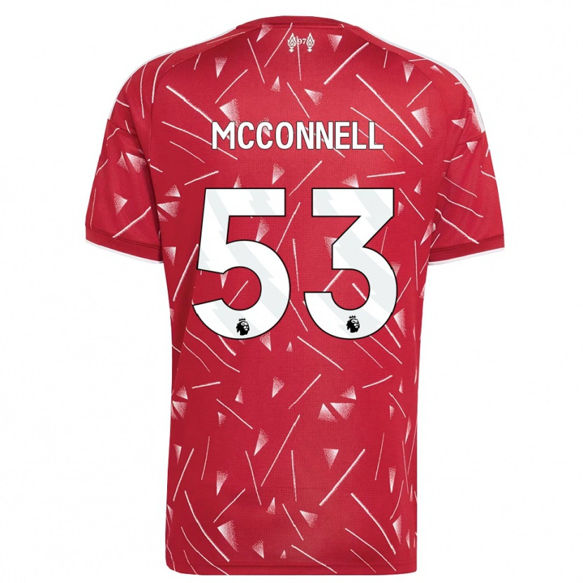 Danxen Kinder James Mcconnell #53 Weiß Rot Heimtrikot Trikot 2026/27 T-Shirt Schweiz