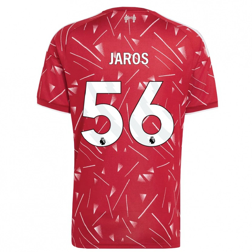 Danxen Kinder Vitezslav Jaros #56 Weiß Rot Heimtrikot Trikot 2026/27 T-Shirt Schweiz