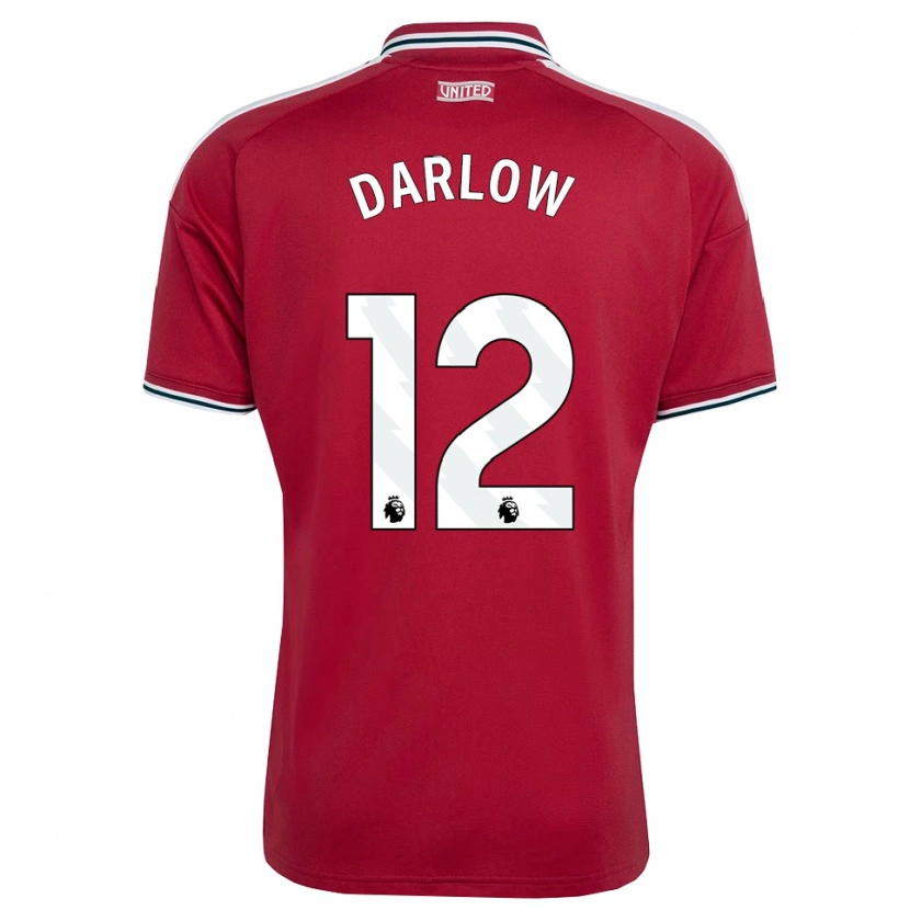 Danxen Kinder Karl Darlow #12 Rot Gelb Weiß Heimtrikot Trikot 2026/27 T-Shirt Schweiz