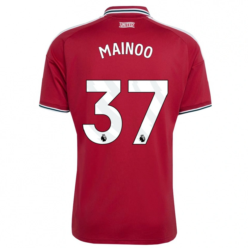 Danxen Kinder Kobbie Mainoo #37 Rot Gelb Weiß Heimtrikot Trikot 2026/27 T-Shirt Schweiz