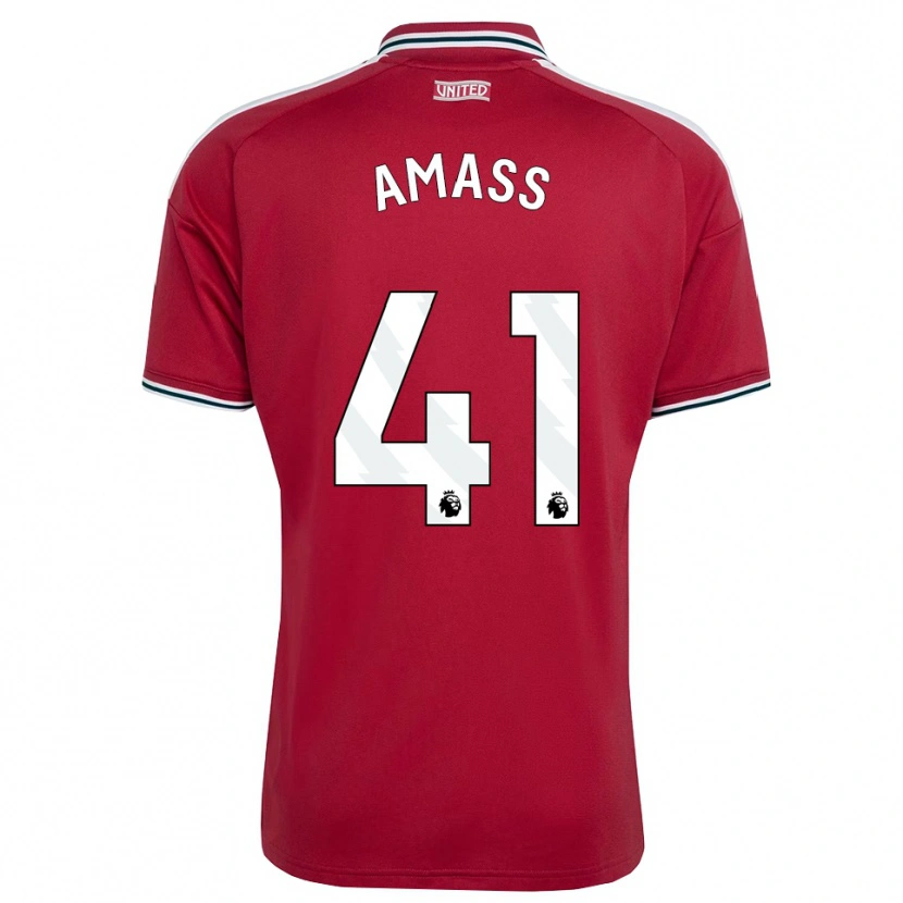 Danxen Kinder Harry Amass #41 Rot Gelb Weiß Heimtrikot Trikot 2026/27 T-Shirt Schweiz