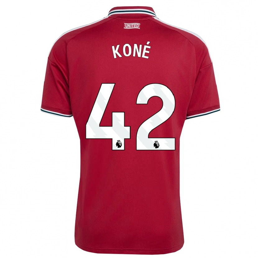 Danxen Kinder Sékou Koné #42 Rot Gelb Weiß Heimtrikot Trikot 2026/27 T-Shirt Schweiz