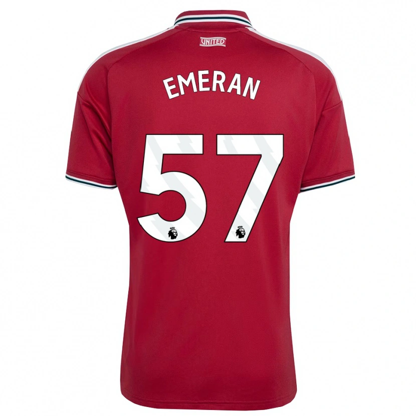 Danxen Kinder Noam Emeran #57 Rot Gelb Weiß Heimtrikot Trikot 2026/27 T-Shirt Schweiz