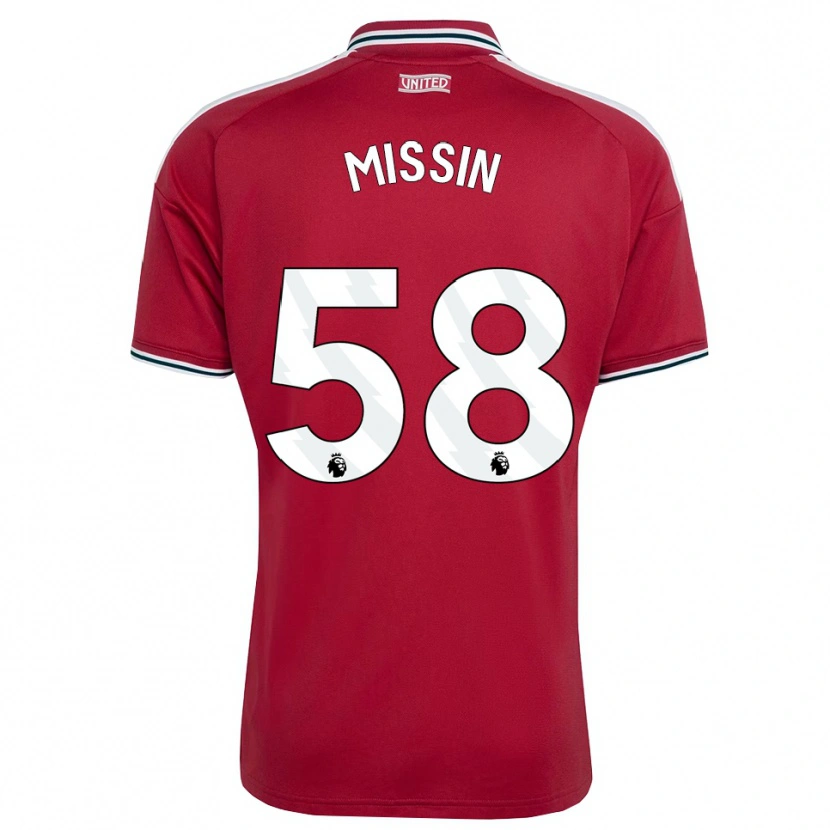 Danxen Kinder Ashton Missin #58 Rot Gelb Weiß Heimtrikot Trikot 2026/27 T-Shirt Schweiz