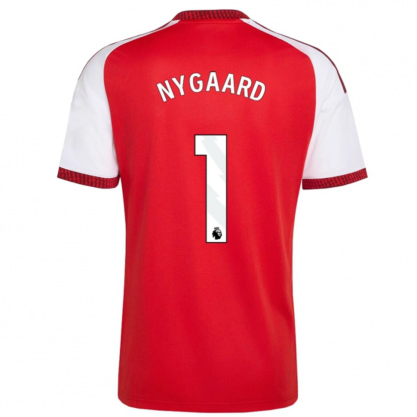 Danxen Kinder Lucas Nygaard #1 Rot Weiß Schwarz Heimtrikot Trikot 2026/27 T-Shirt Schweiz