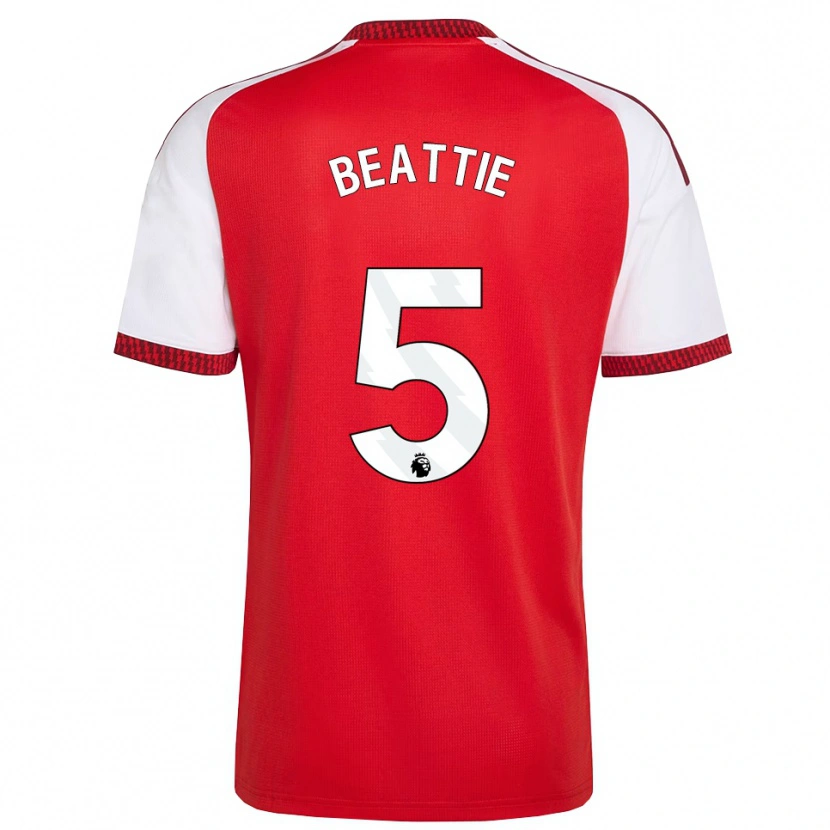 Danxen Kinder Jen Beattie #5 Rot Weiß Schwarz Heimtrikot Trikot 2026/27 T-Shirt Schweiz