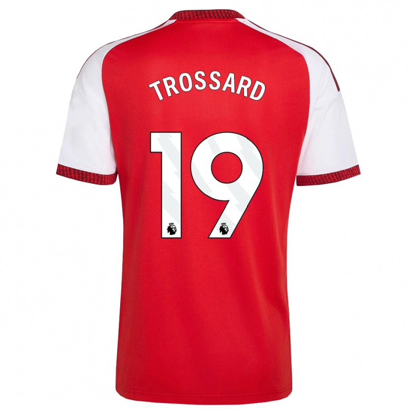 Danxen Kinder Leandro Trossard #19 Rot Weiß Schwarz Heimtrikot Trikot 2026/27 T-Shirt Schweiz