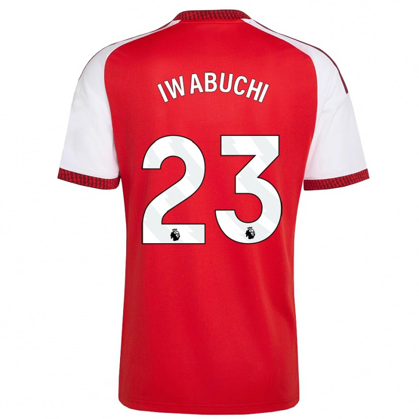Danxen Kinder Mana Iwabuchi #23 Rot Weiß Schwarz Heimtrikot Trikot 2026/27 T-Shirt Schweiz