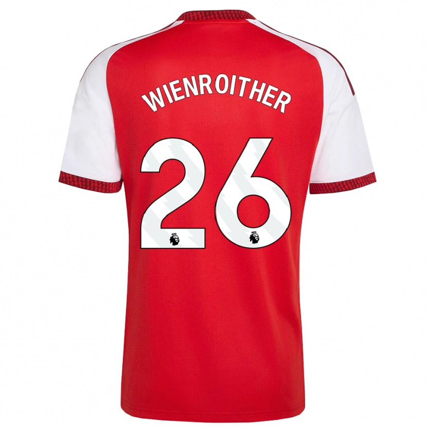 Danxen Kinder Laura Wienroither #26 Rot Weiß Schwarz Heimtrikot Trikot 2026/27 T-Shirt Schweiz