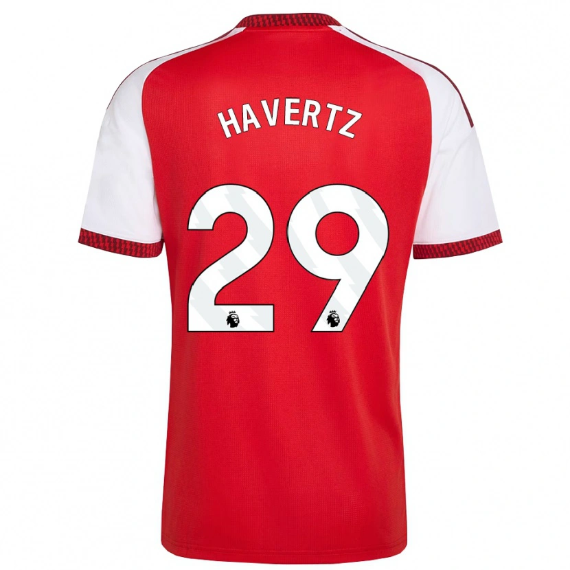 Danxen Kinder Kai Havertz #29 Rot Weiß Schwarz Heimtrikot Trikot 2026/27 T-Shirt Schweiz