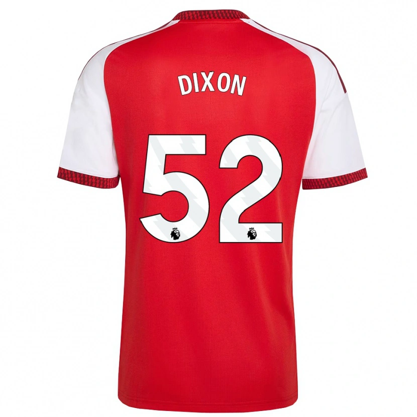 Danxen Kinder Jaden Dixon #52 Rot Weiß Schwarz Heimtrikot Trikot 2026/27 T-Shirt Schweiz