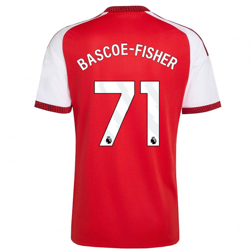 Danxen Kinder Jakai Bascoe-Fisher #71 Rot Weiß Schwarz Heimtrikot Trikot 2026/27 T-Shirt Schweiz