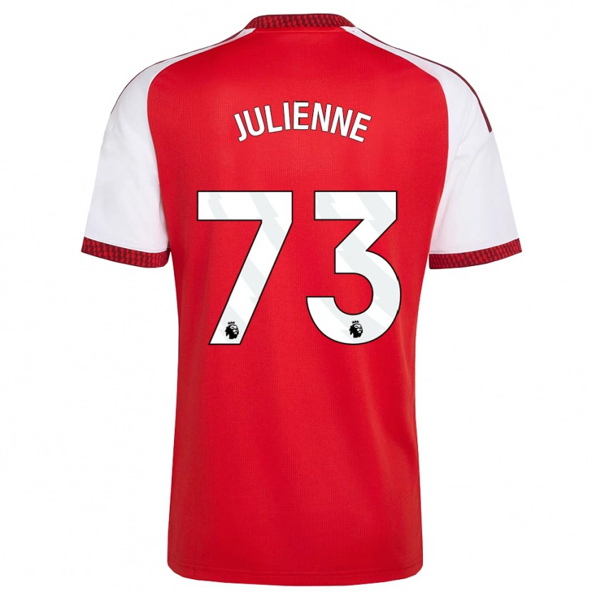Danxen Kinder Theo Julienne #73 Rot Weiß Schwarz Heimtrikot Trikot 2026/27 T-Shirt Schweiz