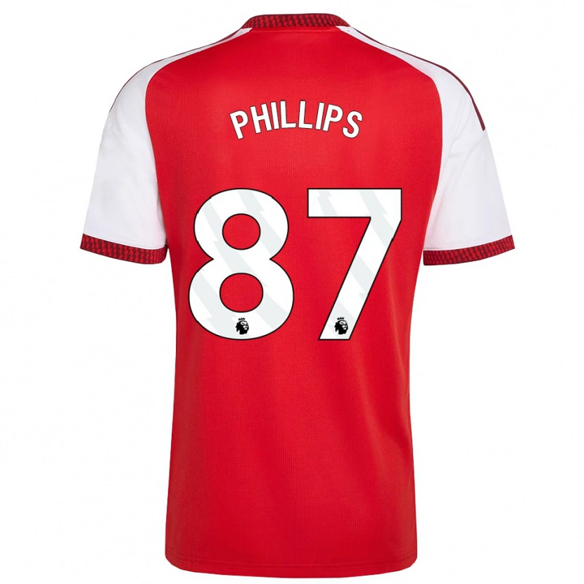 Danxen Kinder Bowen Phillips #87 Rot Weiß Schwarz Heimtrikot Trikot 2026/27 T-Shirt Schweiz