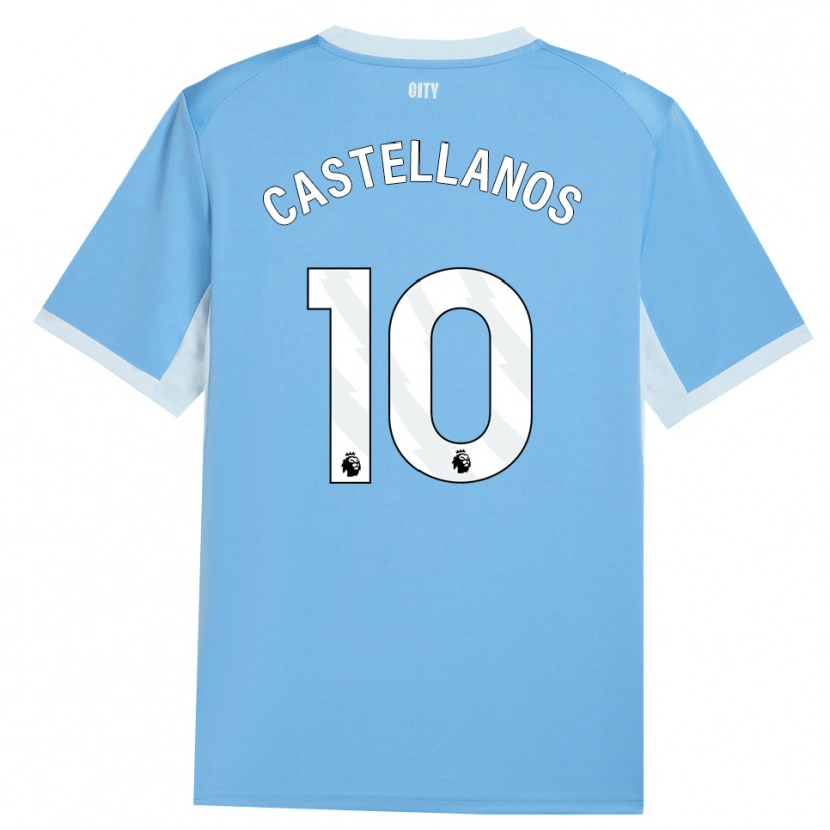 Danxen Kinder Deyna Castellanos #10 Hellhimmelblau Weiß Heimtrikot Trikot 2026/27 T-Shirt Schweiz