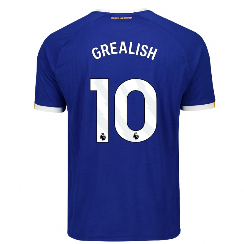 Danxen Kinder Jack Grealish #10 Blau Weiß Gelb Heimtrikot Trikot 2026/27 T-Shirt Schweiz