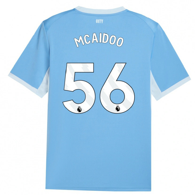 Danxen Kinder Ryan Mcaidoo #56 Hellhimmelblau Weiß Heimtrikot Trikot 2026/27 T-Shirt Schweiz