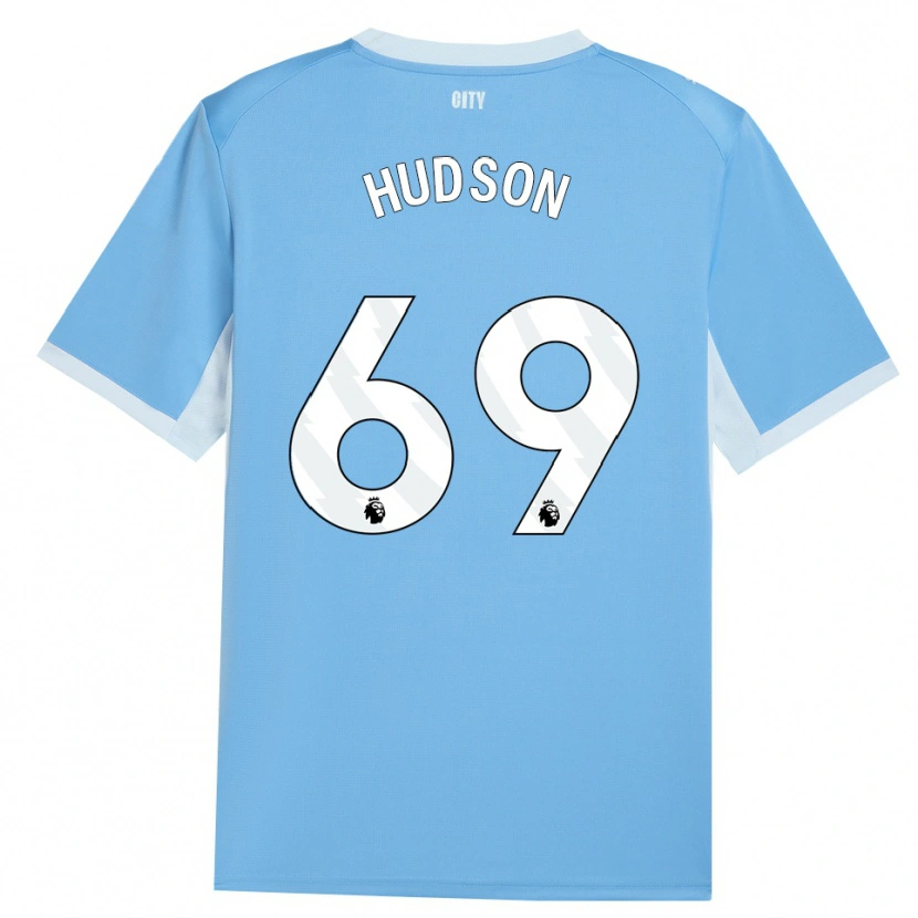 Danxen Kinder Max Hudson #69 Hellhimmelblau Weiß Heimtrikot Trikot 2026/27 T-Shirt Schweiz
