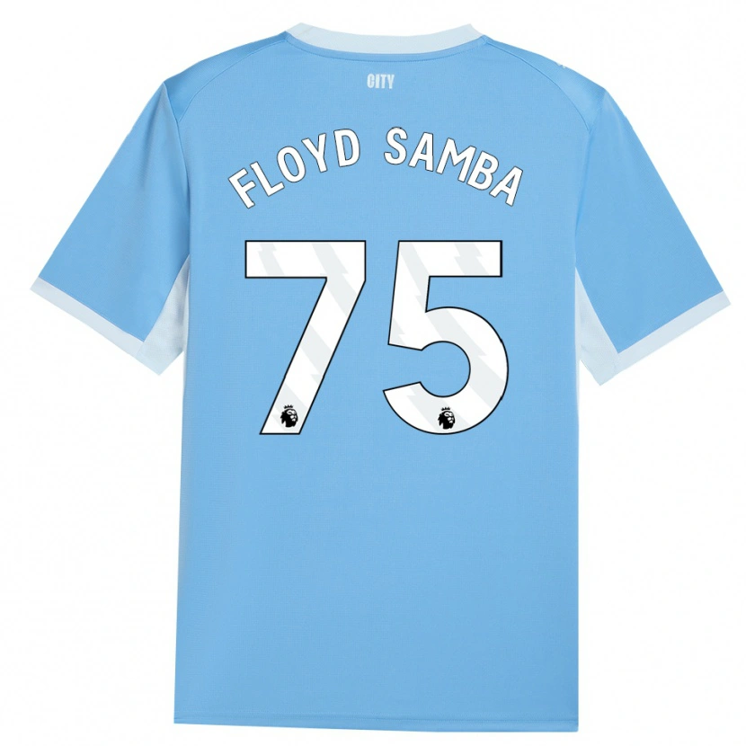 Danxen Kinder Floyd Samba #75 Hellhimmelblau Weiß Heimtrikot Trikot 2026/27 T-Shirt Schweiz