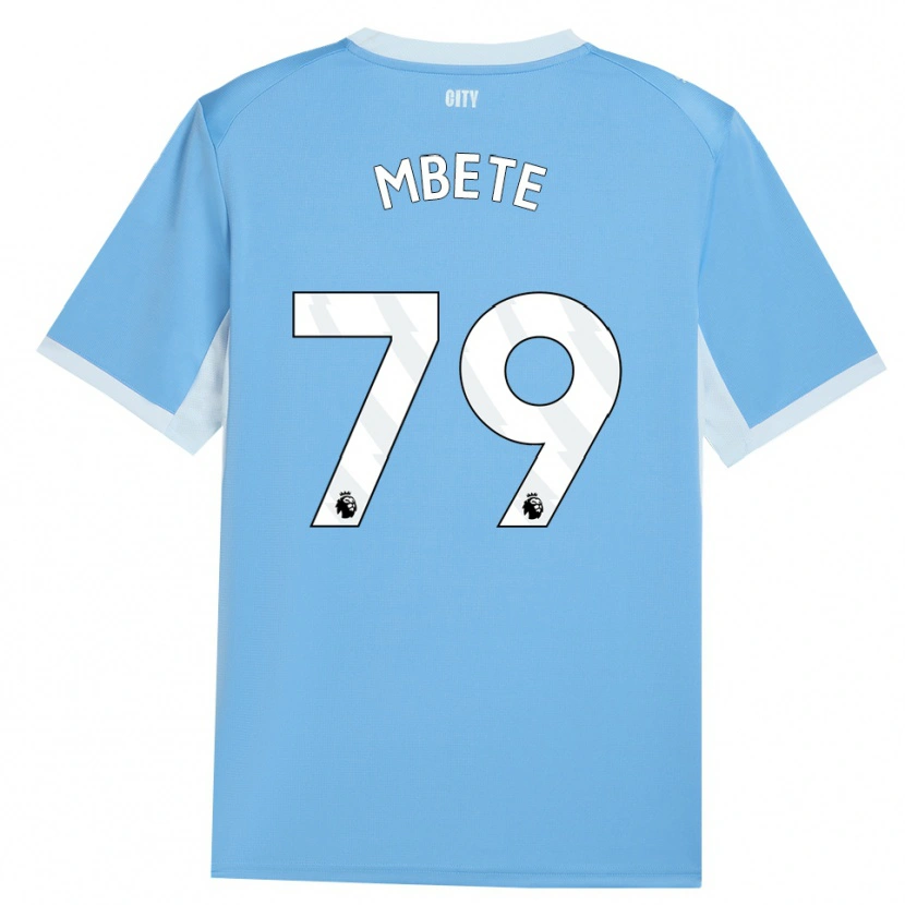 Danxen Kinder Luke Mbete #79 Hellhimmelblau Weiß Heimtrikot Trikot 2026/27 T-Shirt Schweiz
