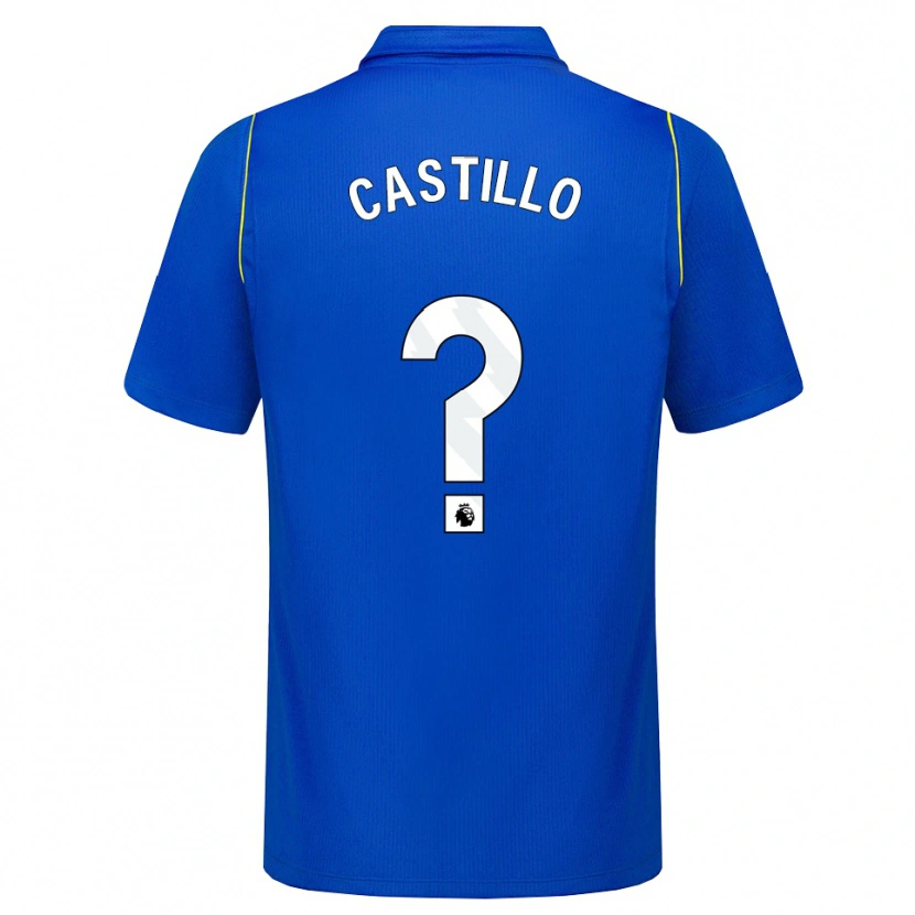 Danxen Kinder Juan Castillo #0 Blau Gelb Heimtrikot Trikot 2026/27 T-Shirt Schweiz