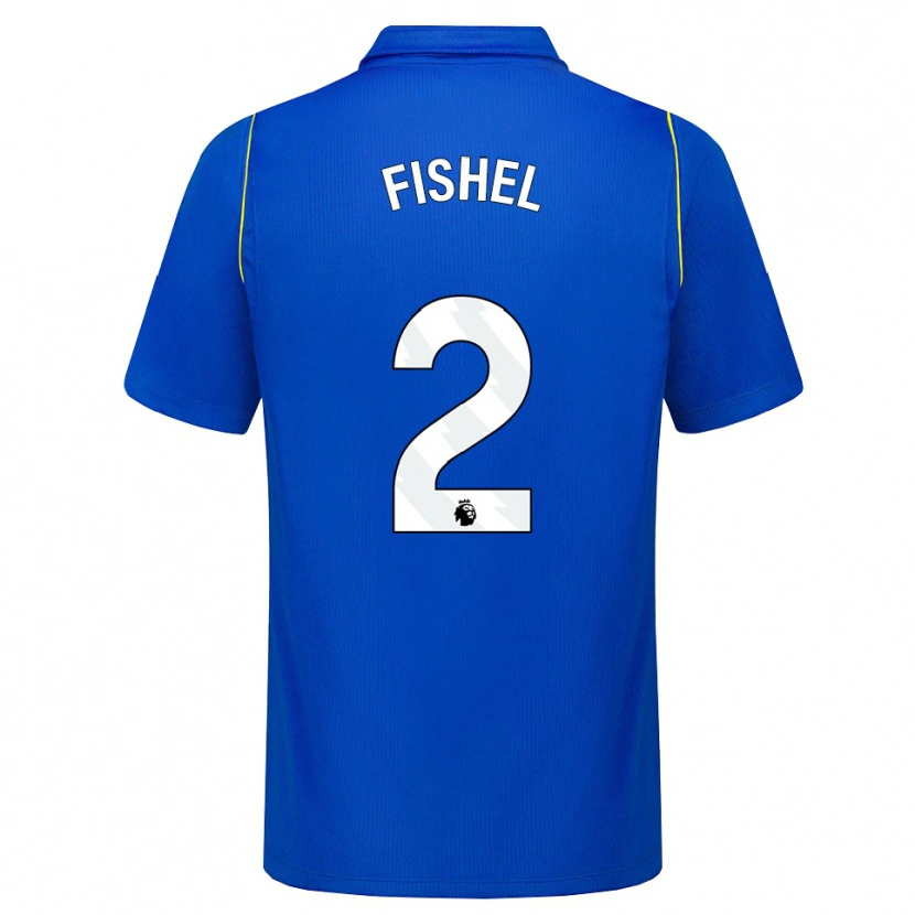 Danxen Kinder Mia Fishel #2 Blau Gelb Heimtrikot Trikot 2026/27 T-Shirt Schweiz