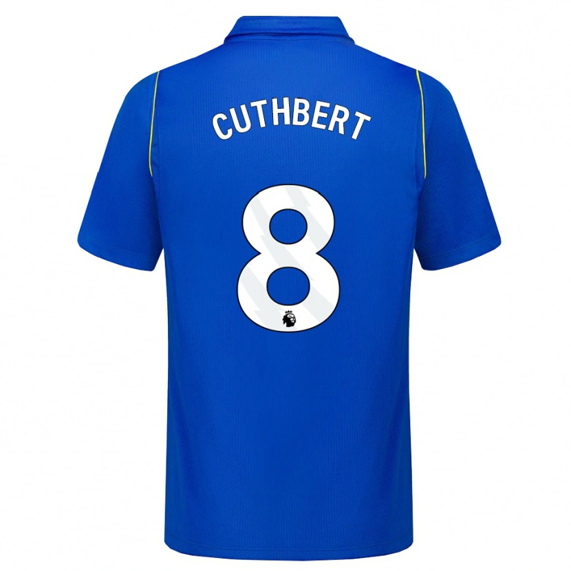 Danxen Kinder Erin Cuthbert #8 Blau Gelb Heimtrikot Trikot 2026/27 T-Shirt Schweiz