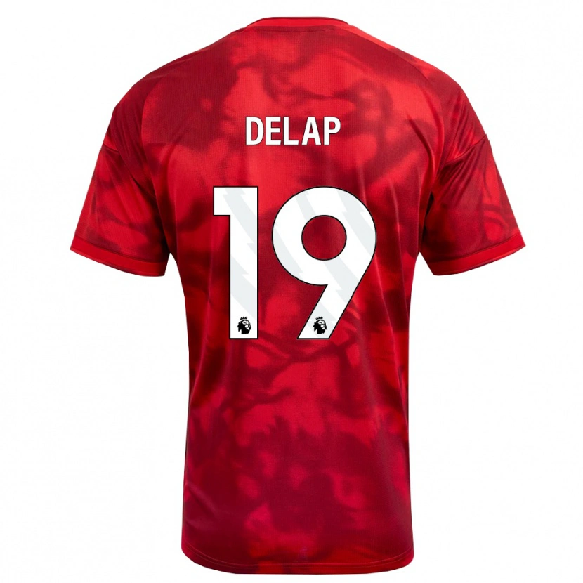 Danxen Kinder Liam Delap #19 Karmesin Weiß Heimtrikot Trikot 2026/27 T-Shirt Schweiz