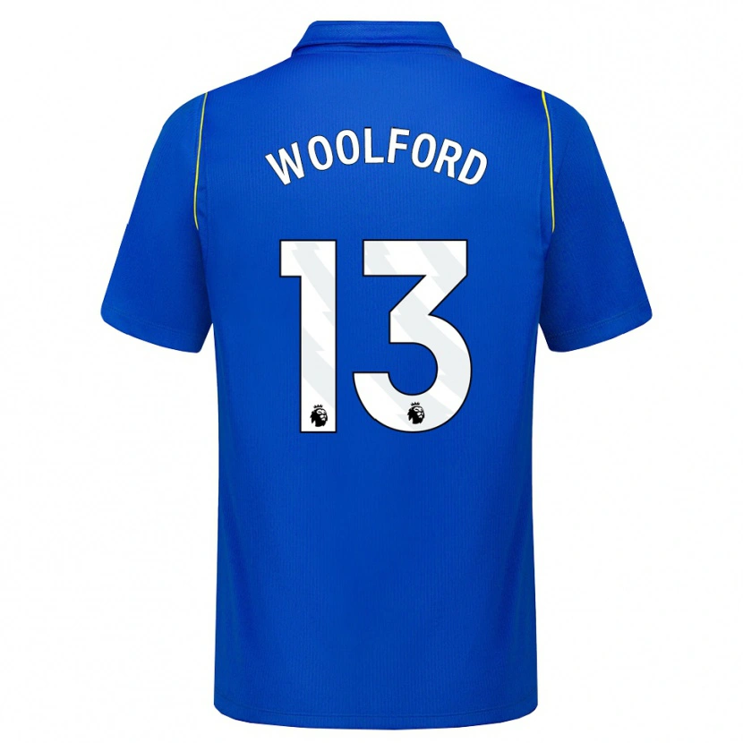 Danxen Kinder Aaron Woolford #13 Blau Gelb Heimtrikot Trikot 2026/27 T-Shirt Schweiz