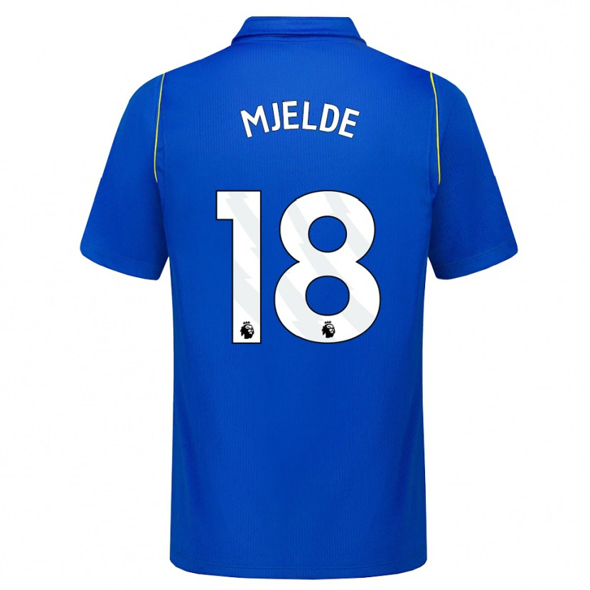 Danxen Kinder Maren Mjelde #18 Blau Gelb Heimtrikot Trikot 2026/27 T-Shirt Schweiz